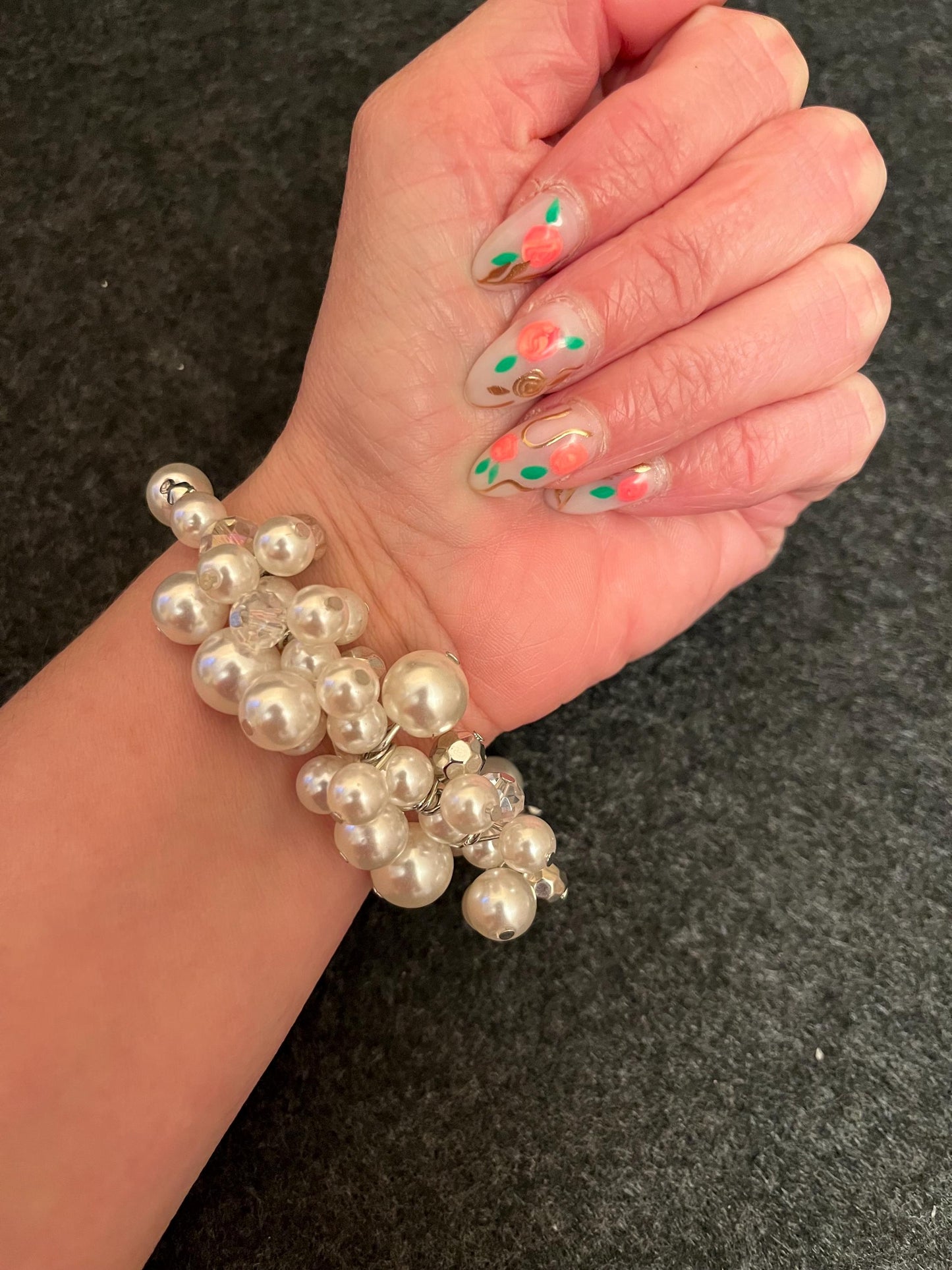 Crystal Pearl Bracelet | Elegant Bridal Wedding Jewelry, Classic Beaded Style