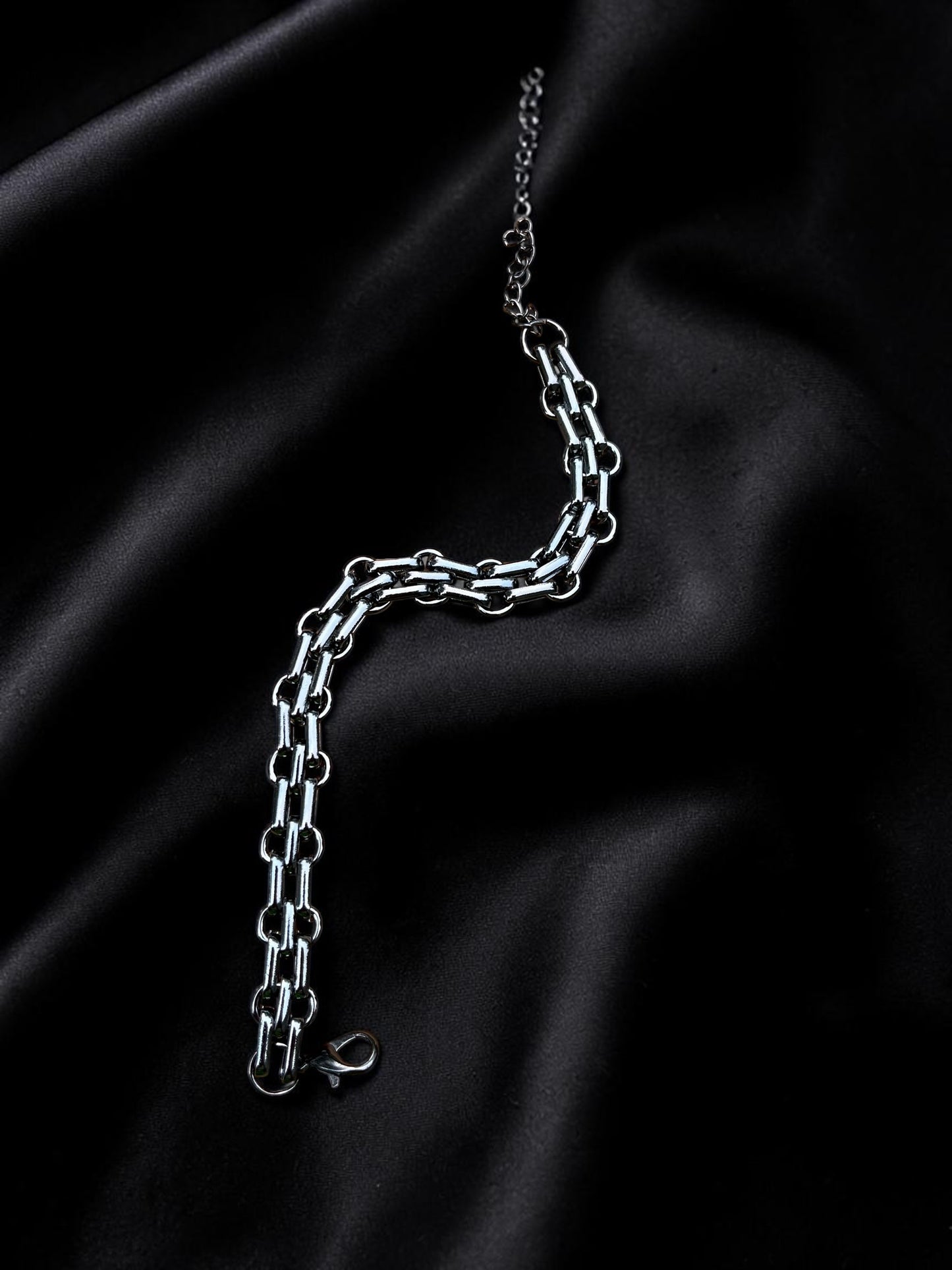 Gunmetal chain bracelet