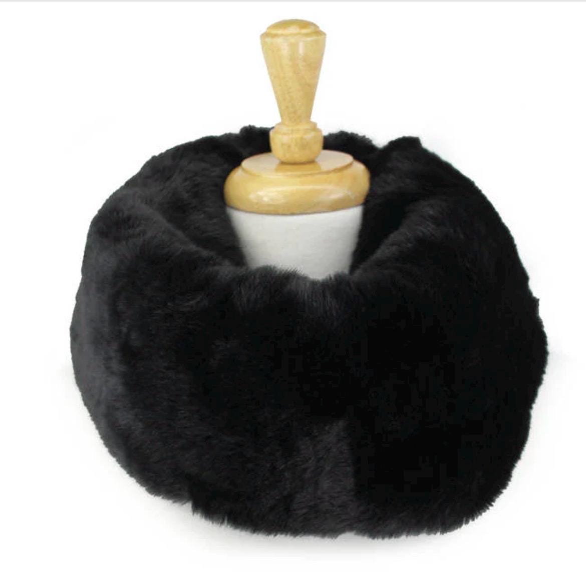 Faux Fur Scarf/ Loop Neck Warmer