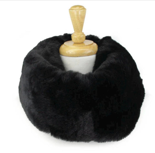 Faux Fur Scarf/ Loop Neck Warmer