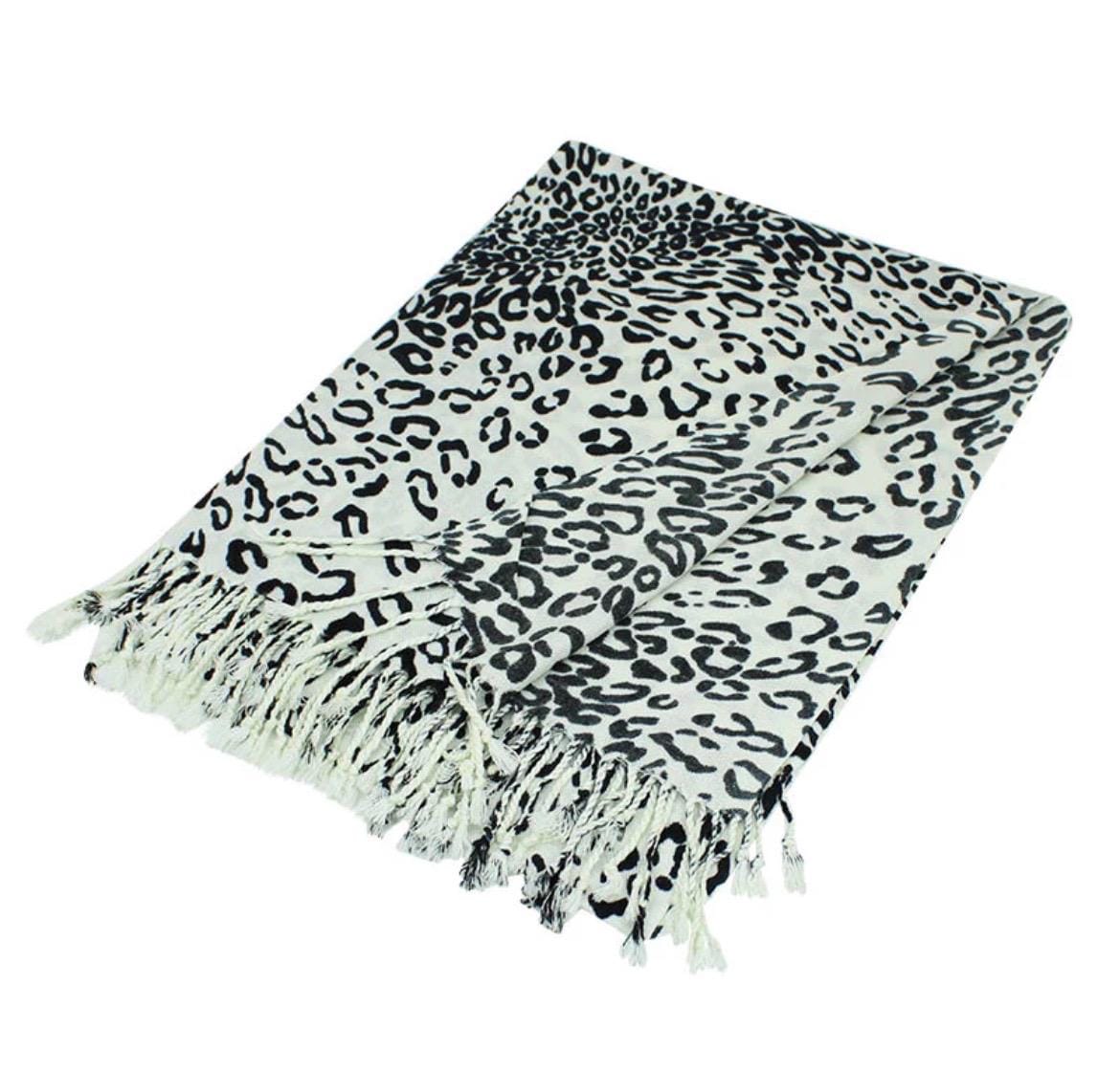 Leopard Print XL Scarf/Shawl