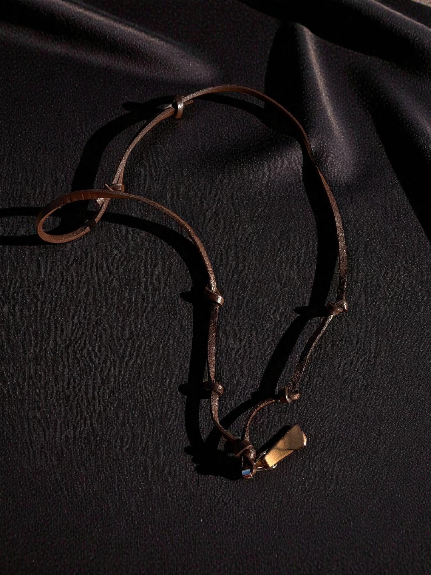 Men’s Leather Pendant Necklace | Boho Leather Cord Necklace | Minimalist Men’s Jewelry | Surfer Style Necklace