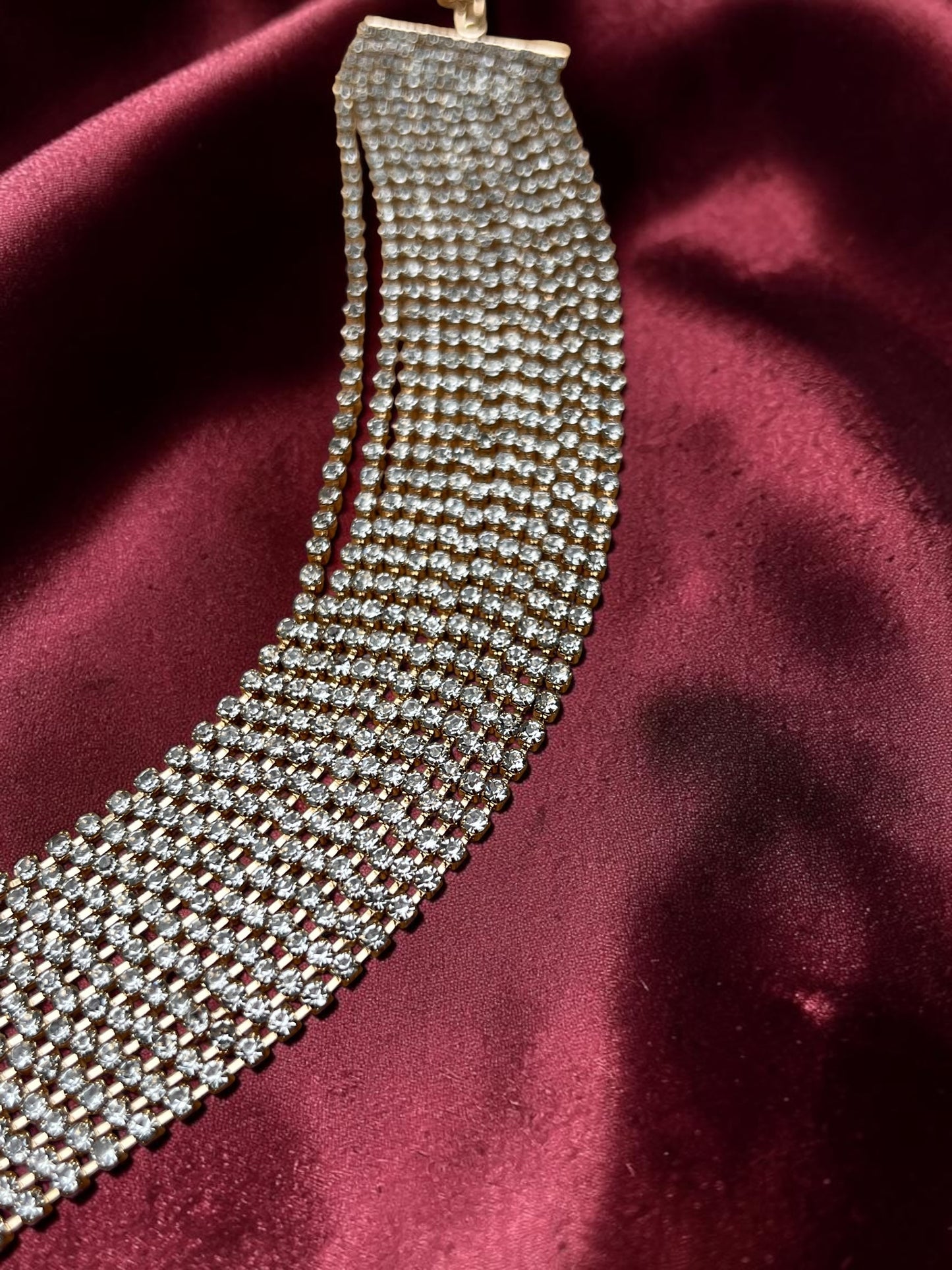 Crystal Waterfall Statement Bracelet