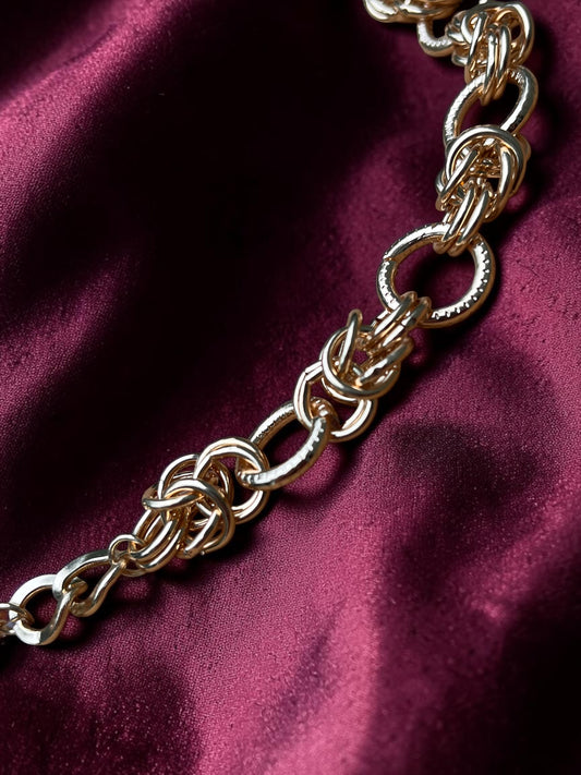 Golden Harmony Link Bracelet