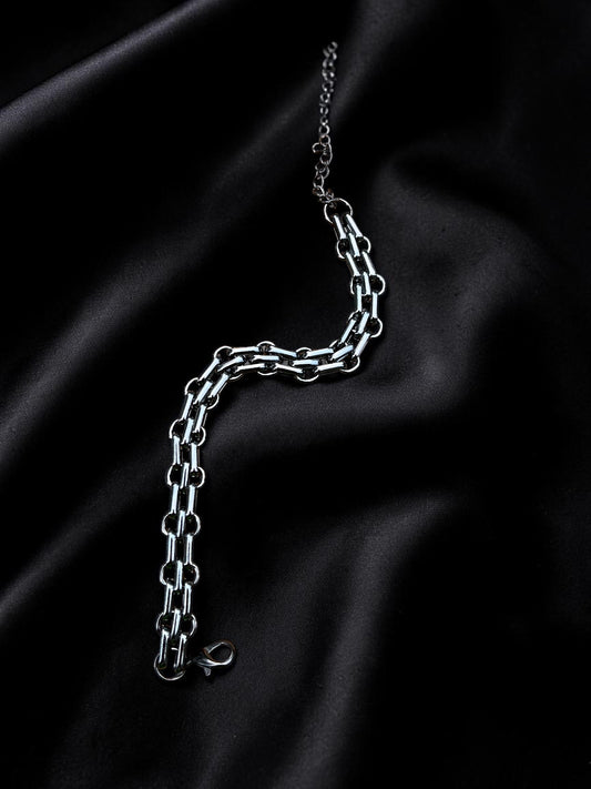 Gunmetal chain bracelet