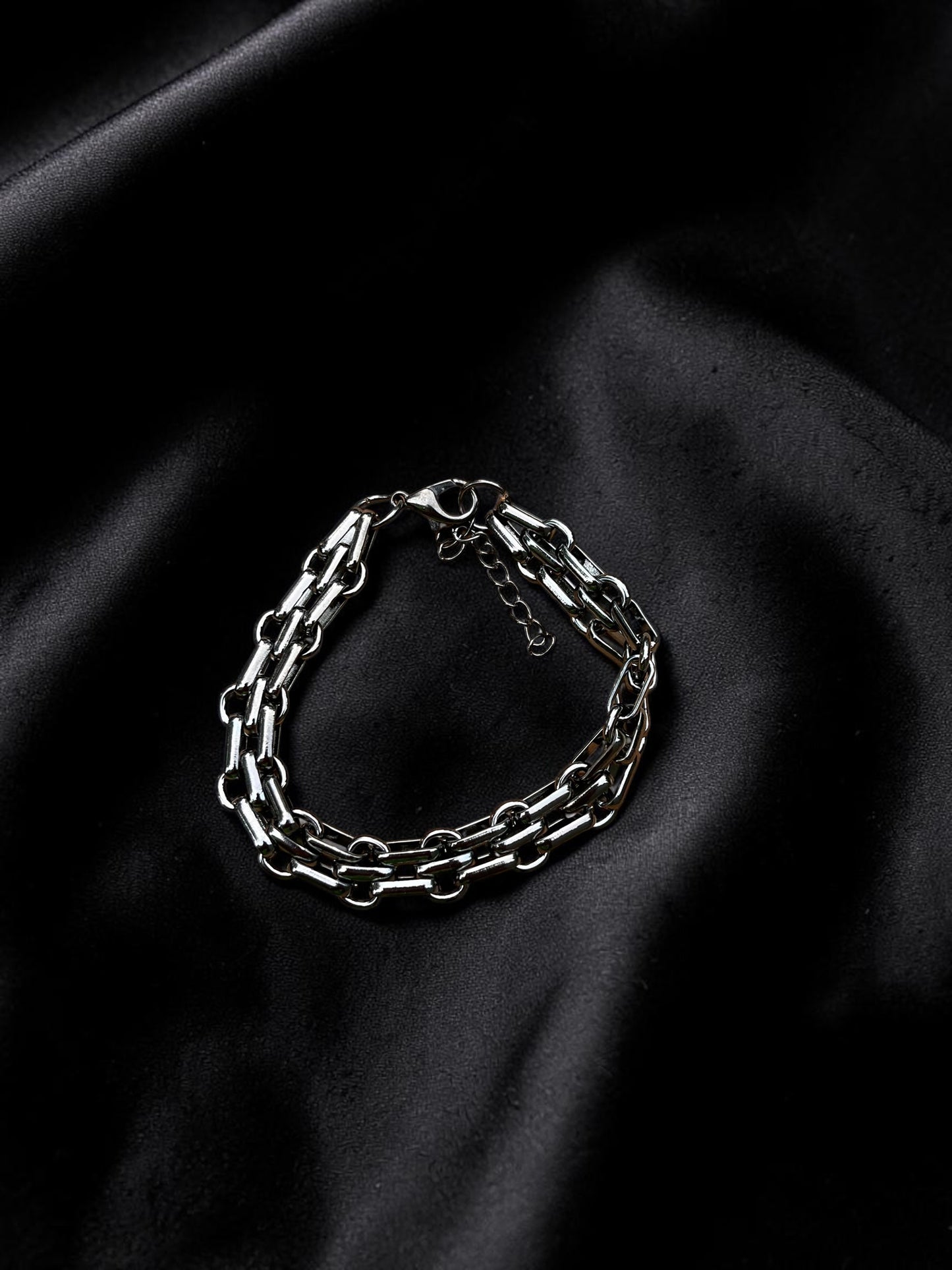 Gunmetal chain bracelet