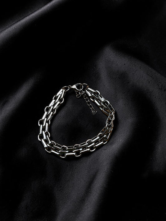 Gunmetal chain bracelet