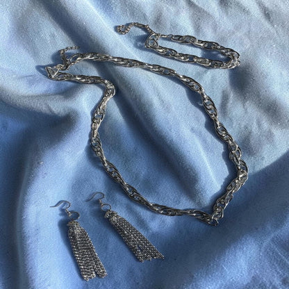 Textured Chain Bracelet | Silver or Gunmetal Statement Bracelet