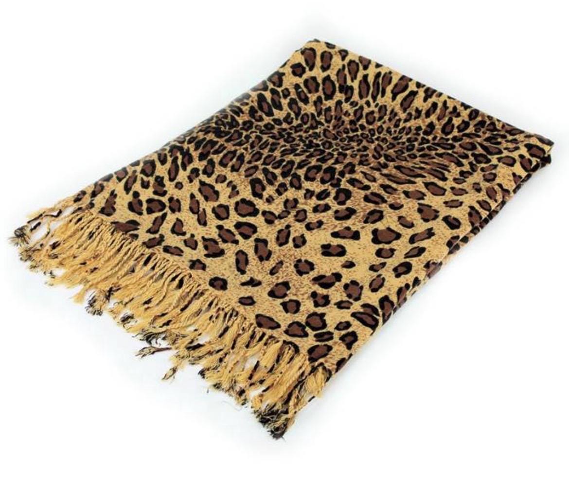Leopard Print XL Scarf/Shawl