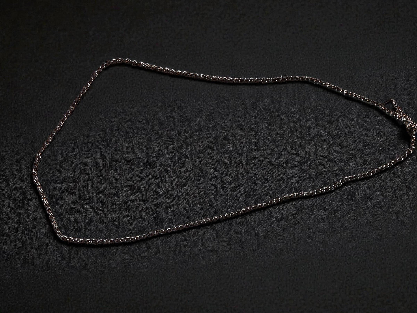 Minimalist Gunmetal Chain Necklace | Sleek Rope Chain Statement Necklace | Layering Chain Jewelry | Unisex Modern Necklace | Everyday
