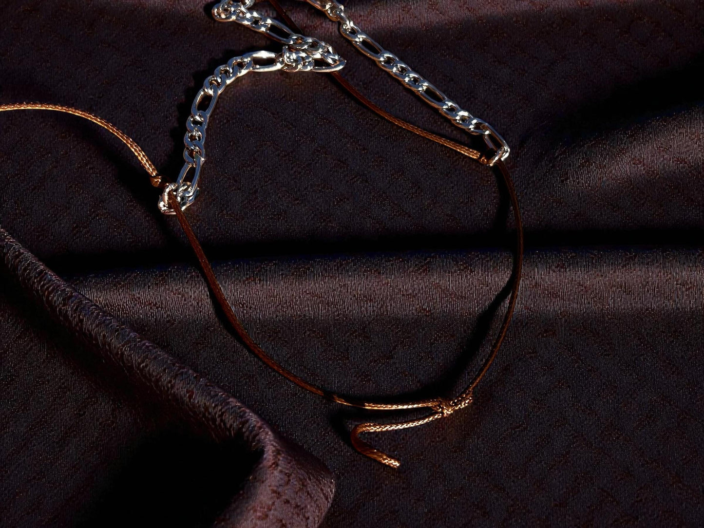 Boho Leather Cord Stone Pendant Necklace, Layered Chain Necklace for Men, Rustic Minimalist Jewelry, Adjustable Bohemian Necklace